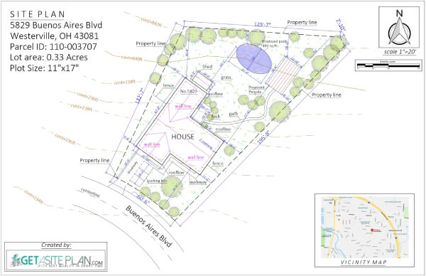 Commercial site plan sample