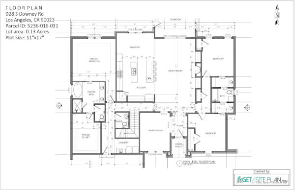 House site plan - Floor plan sample