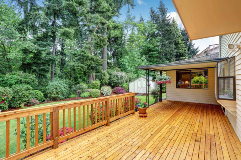 Building permit for a deck