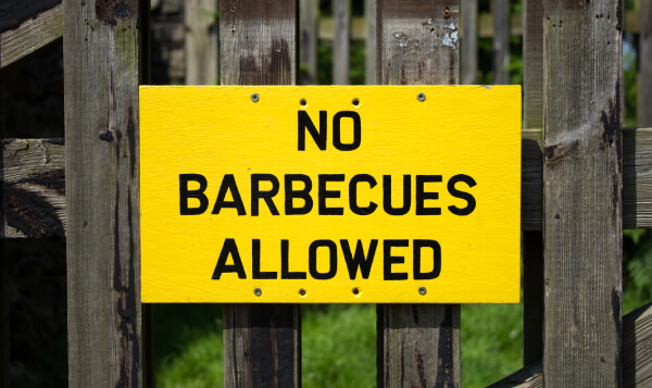 HOA BBQ rules and regulations