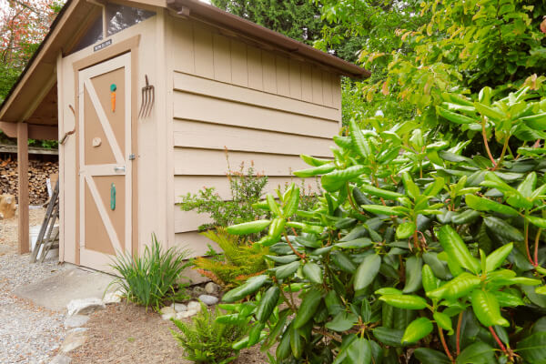 Size of your shed can determine if you need a permission for it